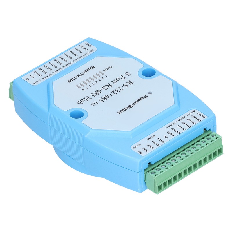 RS485 Hub 8 Ports OptoIsolated AntiInterference HighSpeed Transmission Repeater Distributor