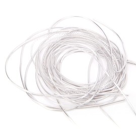 French Wire For Beading,French Bullion Wire Embroidery,French Wire For Jewellery Making,Embroidery Thread Copper Wire Sewing Stitching Gloss 1.5mm Dia. Manual DIY String(sand silver)