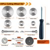 CAROTUPY Tungsten Carbide Burr Set 1/8" Shank，Die Grinder Bits with