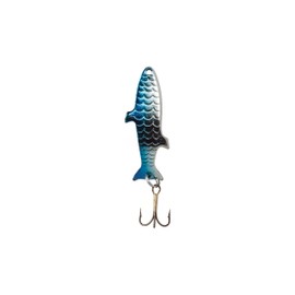Acme Phoebe Spinning Lure, Silver/Neon Blue, 1/8-Ounce