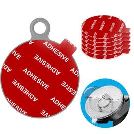 AZXYI Very High Bond Sticky Adhesive, 6 Pack Dashboard Pad Mounting Disk Adhesive Replacement Kit, Double-Sided Stickers for Suction Cup Dashboard Phone Holder & Windshield Car Mount