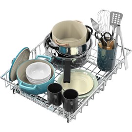 Simple Houseware Under Cabinet Pull Out Sliding Shelf Drawer Organizer, 18" D x 14" W