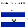 El Salvador Flag 3x5 Double Sided Outdoor Heavy Duty National