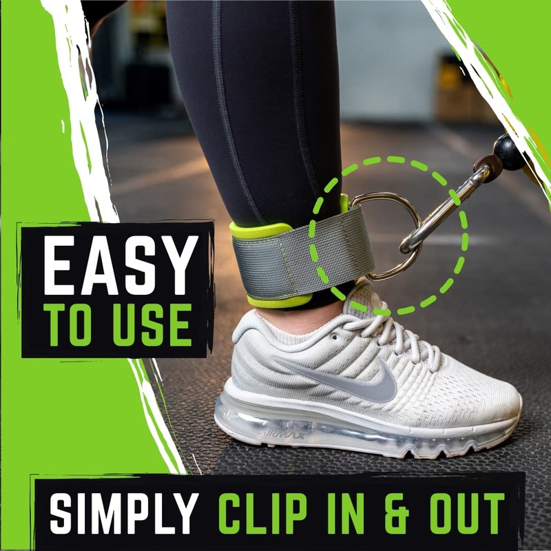 Gradient Fitness Ankle Straps (2 Pack) | Ankle Strap for