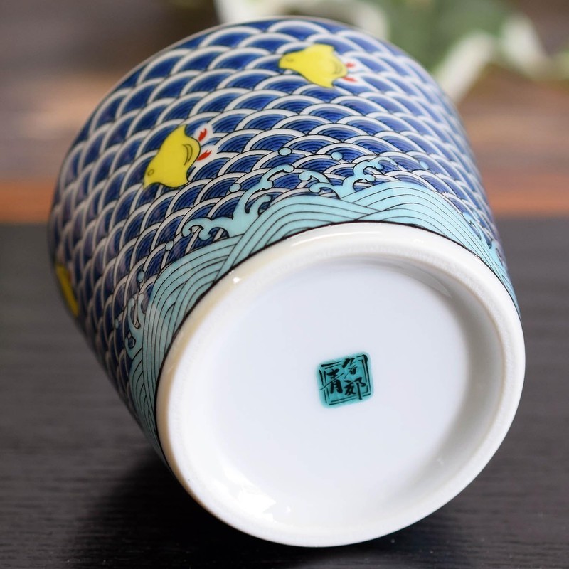 Sobachoko Stylish Tableware, Kutani Ware, Soba Boar Mouth, Houndstooth Pottery,