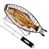 Fish Grilling Basket for Grill - Stainless Steel Basket, Non-Stick