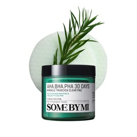 SOME BY MI AHA.BHA.PHA 30 Days Miracle Toner Pads, 70 Sheets, 4.2 fl oz (125 ml), AHA-BHA-PHA 30 DAYS MIRACLE TRUECICA CLEAR PAD 70ea, 4.2 fl oz (125 ml), Shika Toner Pad, Wipe Pad, Sika Toner Pad, Anti-Rash, Korea Toner Pad, Anti-Rash, Corner Skin Care Quality Care Moisturizing Sensitive Skin, Dry Skin, Toner Pad, Toner, Korean Cosmetics