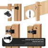 HOME MASTER HARDWARE Heavy Duty Gate Hardware Kit, with Adjustable