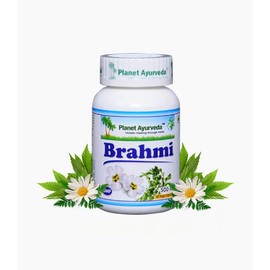 Planet Ayurveda Brahmi, 500mg Veg Capsules - 1 Bottle (1)
