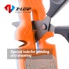 Z-LEAP 5-in-1 Diamond Knife Sharpener for Home Kitchen - Sharpening