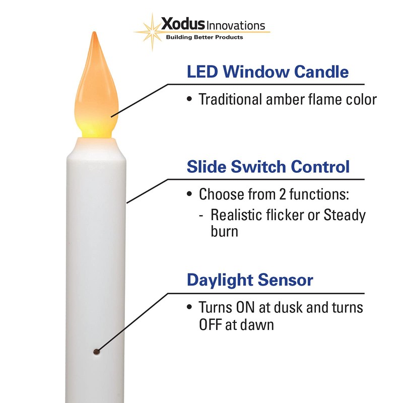 Xodus Innovations FPC1215B-6 Battery Operated Dusk to Dawn Light Sensor