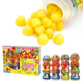 Mikakuto Kansai Limited Puccho Gummy, Mixed Juice Flavor, 1.1 oz (32 g) x 4 Bottles