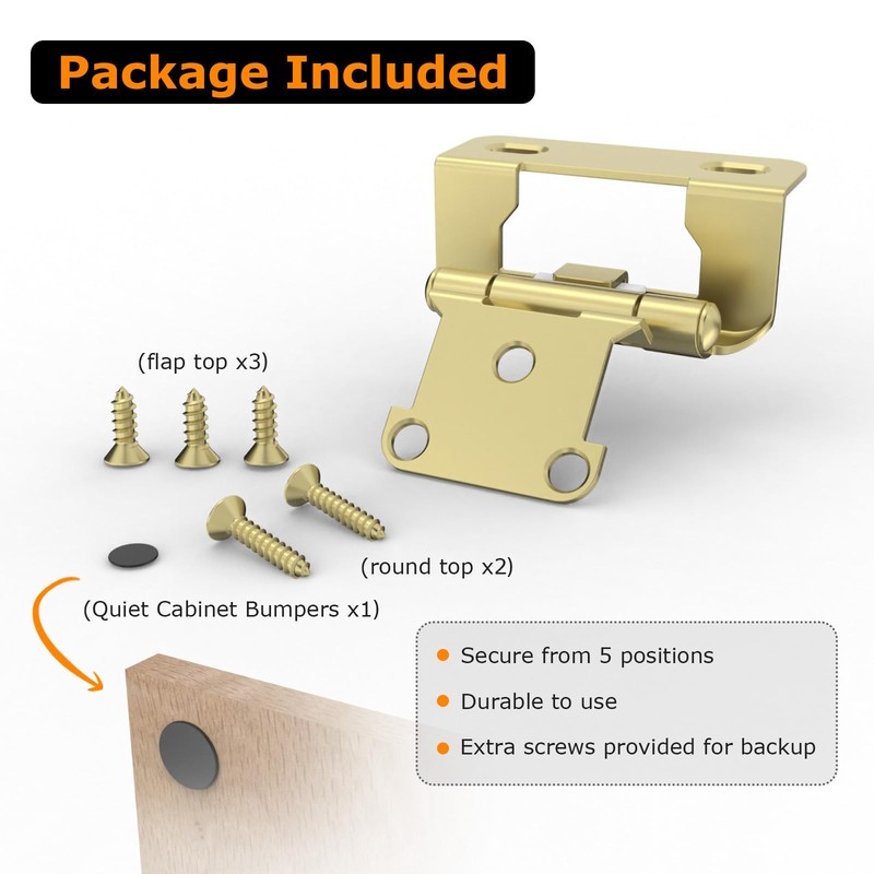 Chibery 10 Pack | 1/2 inch Overlay Semi Partial Wrap