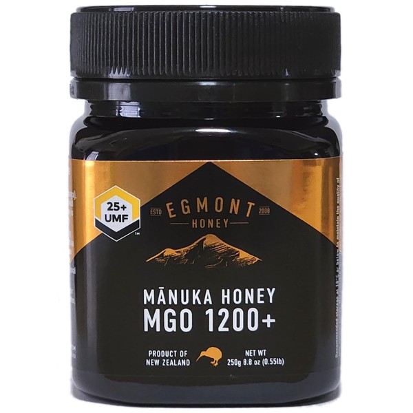 Egmont Honey MGO1200+ Manuka Honey 8.8 oz (250 g), New Zealand Honey in Individual Box