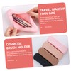 CAXUSD Portable Makeup Brush Storage Bag Travel Cosmetic Brush Case