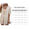 Linen Blazer Jacket for Women 2025 Short Sleeve Summer Lightweight