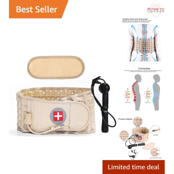 Unbranded Decompression Back Belt Lumbar Support Traction Device for Lower