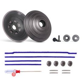 WYWY.Wide V-Ball Rad Weiche Pl1schstreifen+ Rollen R?der Ersatzteile f1r Dyson V6 V7 V8 V10 V11 DC62 Staubsauger 35W 50W Direct Drive Reinigungskopf 966817-01 V-Kugelrad Zubeh?r Mit Achsen