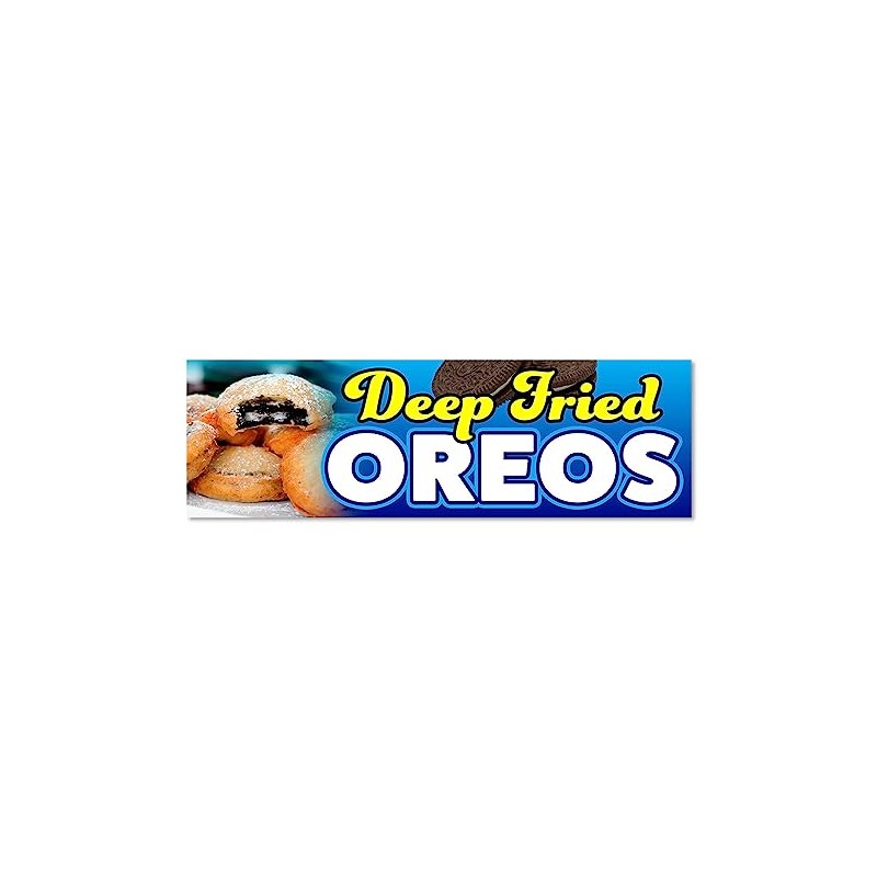 Deep Fried Oreos Vinyl Banner Standard - 30x96