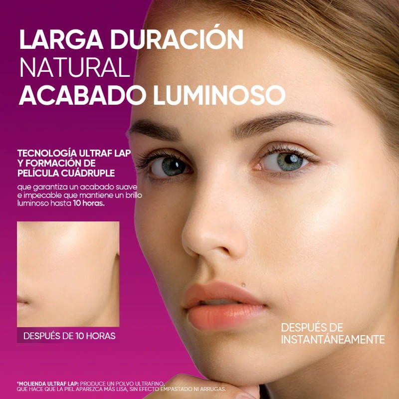 Skintific Cushion Glow Base Hidratante Cobertura Media Spf