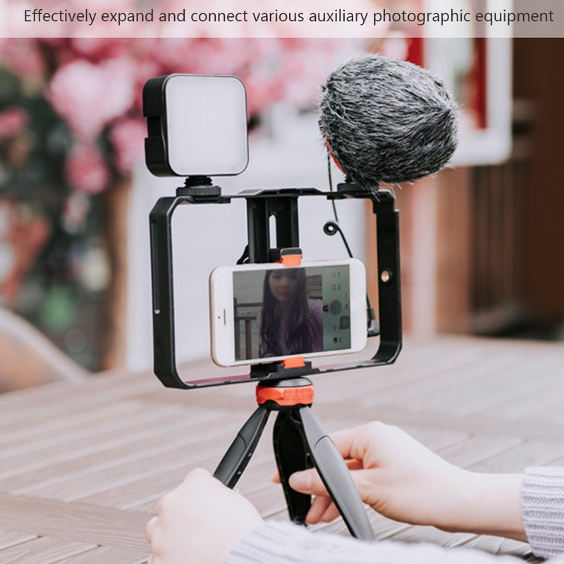 YELANGU Vlog Live Phone Photography Support Dual Light Video Shooting