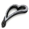 Bonaventure a20135h2 Sparkling Glitter Heart Banana Clip, Women's, Hair Accessories,
