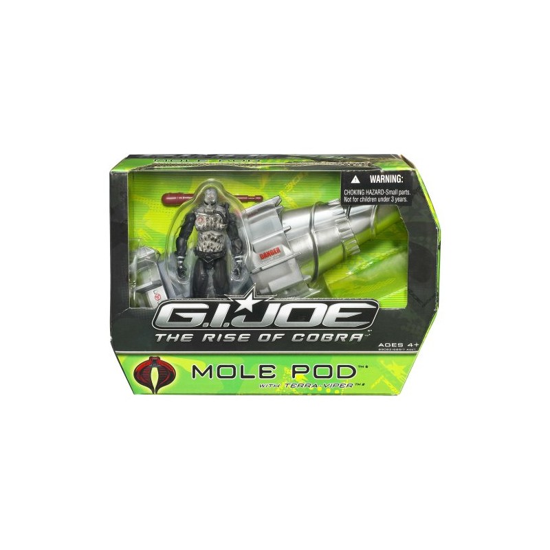 G.I JOE Rise of The Cobra Mole Pod with Terra-Viper