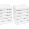 Towels N More 6 Pack White Bath Towel (24x48 Inch)