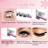 DIY Lash Extension Kit Cluster Lashes Kit with 72 Pcs