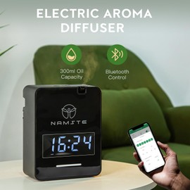 NAMSTE Namste Waterless Diffuser - Smart Oil Level Monitoring,HVAC System, Essential Oil Diffuser Large Room,3000 Sq Ft Coverage,Bluetooth Control,Hotel Collection Diffuser,Cold Air Tech for Home,Office