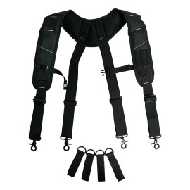 Kunn Tool Belt Suspenders Padded Carpenter Construction Electrician Work Suspender...