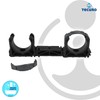 tecuro Pipe Clamp 75 mm Black PP Pipe Clamp for