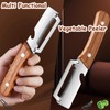 Multi Functional Vegetable Peeler for Kitchen, Premium Peeler with Wooden