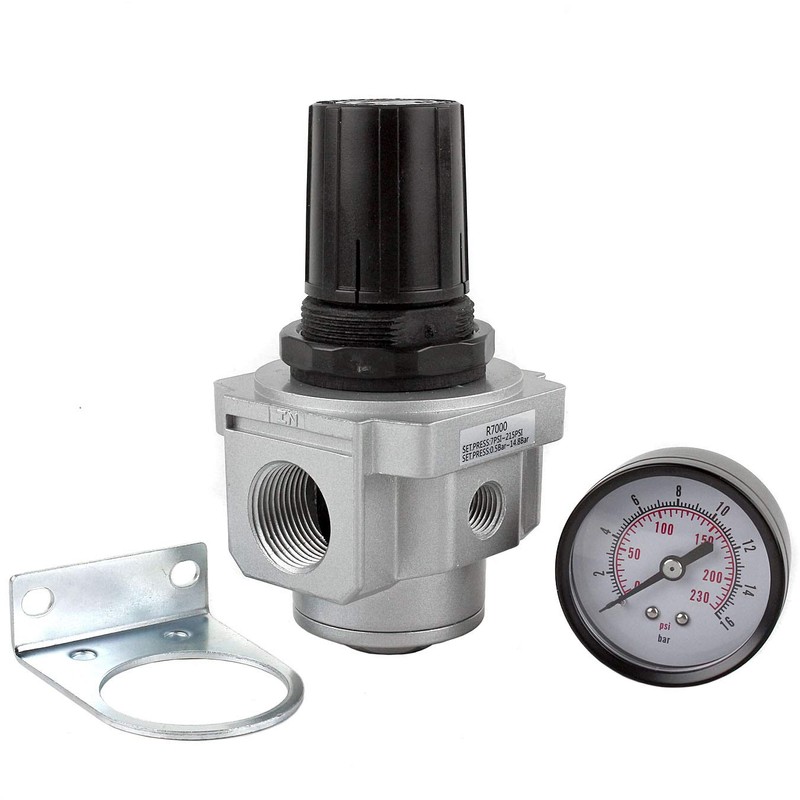 Air Pressure Regulator for compressor compressed air 3/4" FREE GAUGE