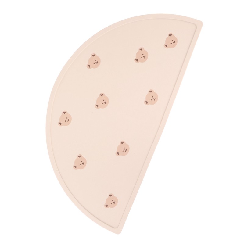 Baby Placemat Infant Children Travel Portable Silicone Flexible Cute Cartoon