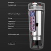 500ml Intelligent Screen Display Car Electric Kettle Car Electric Hot
