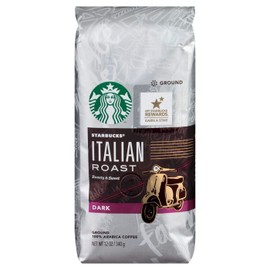 Starbucks Italian Roast Ground Coffee 12 OZ (Pack of 6)