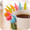 5 PCS Snail Shape Silicone Tea Bag Holder Cup Snail