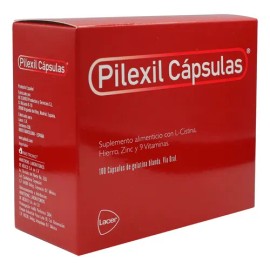 Pilexil Cápsulas Suplemento Alimenticio Con L-cistina, Hierr                                                                                          