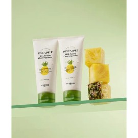 SKINFOOD 2 Pineapple Baja Peeling Cleansing Foam 4165366 / SKINFOOD 2개 파인애플 바하 필링 클렌징 폼 4165366