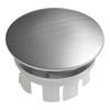 Homevacious Sink Basin Trim Overflow Cover Brushed Nickel Brass Insert