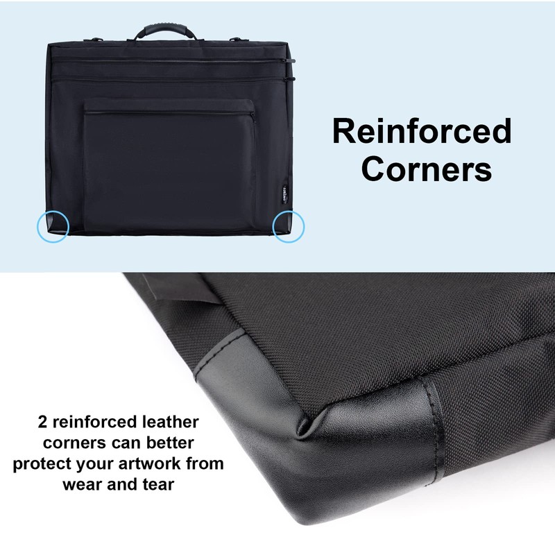 JJRING 23x31 Art Portfolio Tote Bag - Large Carrying Storage