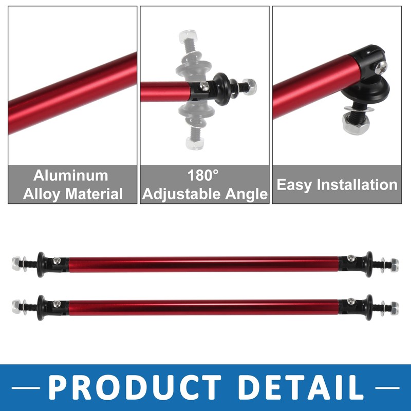 A ABSOPRO Car Bumper Splitter Support Rod 200mm 7.87" Support