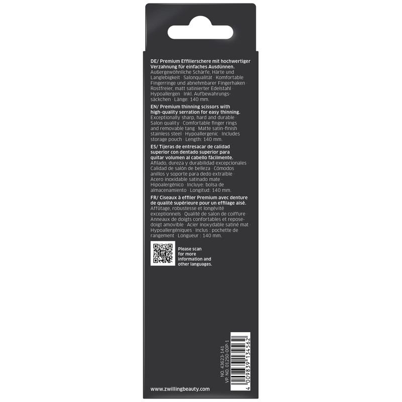 Zwilling Twinox Effilierschere, Edelstahl rostfrei 14 cm
