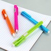 Retractable Mechanical Eraser Pen, Pen-Style Erasers Assorted Color, 5 Pack
