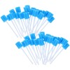 Healifty 100pcs Hisopos Oral Desechable Cuidado Esponjas Diente Limpieza Boca