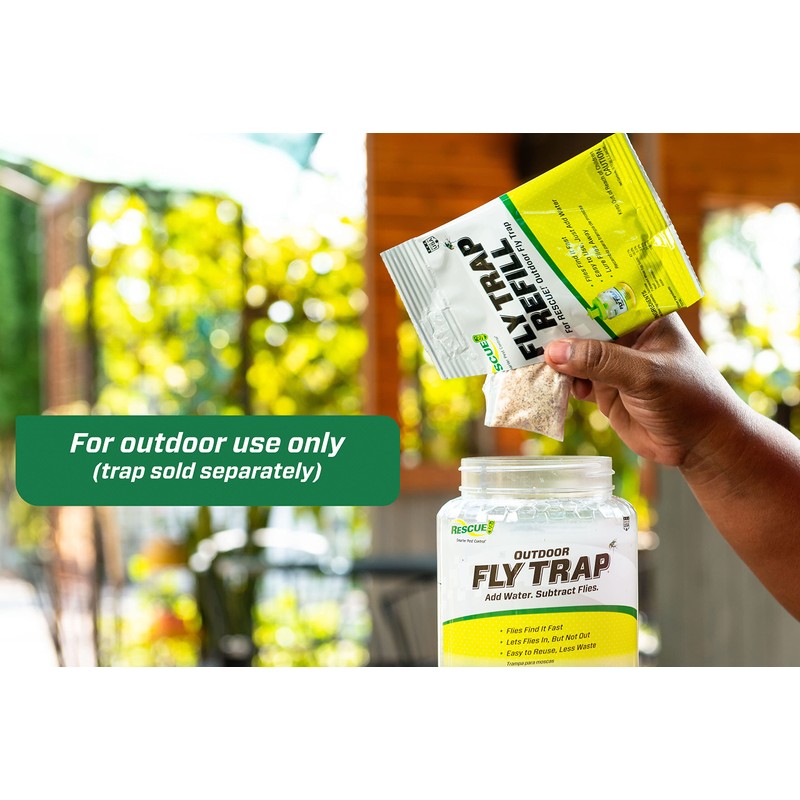 RESCUE! Reusable Fly Trap Bait Refill – Outdoor Use