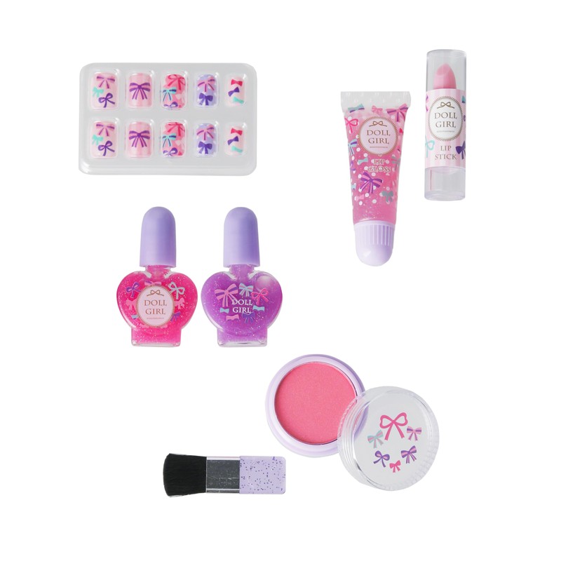 Race 900024 Doll Girl Makeup Backpack, Cosmetics Accessories for 6