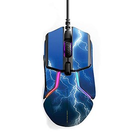 MightySkins Skin Compatible with SteelSeries Rival 600 Gaming Mouse - Lightning Storm | Protective, Durable, and Unique Vinyl wrap Cover | Easy to Apply, Remove, and Change Styles | Made in The USA