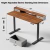 TRALT Electric Standing Desk 55 Inch Height with 2 Drawers-Adjustable
